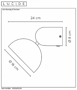 Бра Lucide Vidor 05226/01/30
