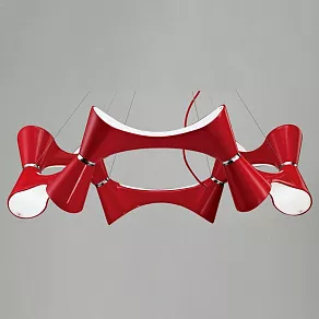 Подвесная люстра Mantra Ora Red 1563