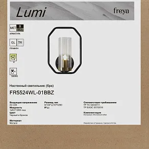 Подвесной светильник Freya Lumi FR5524PL-01BBZ