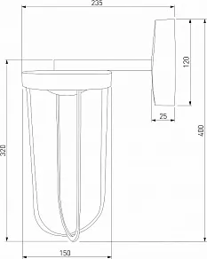 Светильник на штанге Elektrostandard Ritz Ritz (35183/D) черный