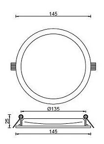 Встраиваемый светильник Deko-Light Round II 565270