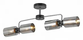 Люстра на штанге ILLUMICO  IL8249-4COU-79 BK CR