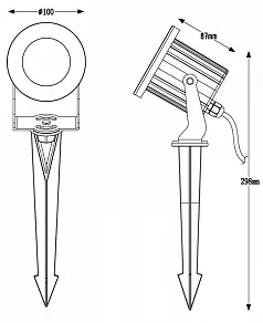 Светильник на штанге Deko-Light Power Spot COB IV WW 730190