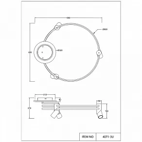 Потолочная люстра Favourite Cosmical 4071-3U