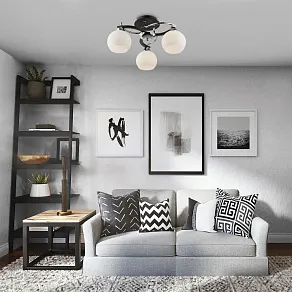 Потолочная люстра Eurosvet Larion 9654/3 хром/венге