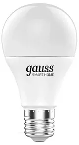 Лампа светодиодная с управлением через Wi-Fi Gauss Smart Home E27 8.5Вт 2700K 1050112