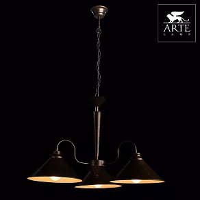 Подвесная люстра Arte Lamp Cone A9330LM-3BR