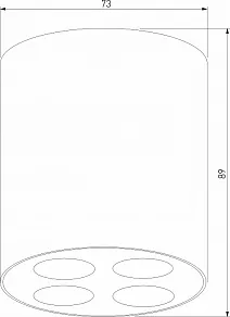 Накладной светильник Elektrostandard Points a067485