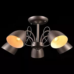 Люстра на штанге Natali Kovaltseva Marquis Marquis 81001-5C STAIN NICKEL