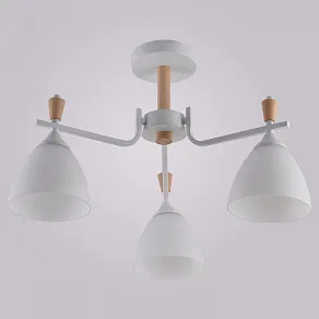 Люстра на штанге Reluce 01622 01622-0.3-03 WH+WOOD