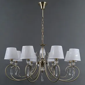 Подвесная люстра ILLUMICO CASTOR IL0193-8PSQ-24 AB CASTOR