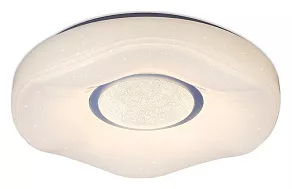 Накладной светильник Ambrella Orbital Crystal Sand FS1236 WH 48W D390