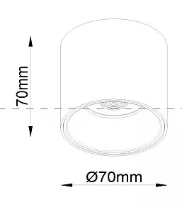 Накладной светильник Maytoni Alfa LED C064CL-L12W4K