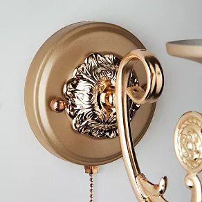 Бра Eurosvet 10079 10079/1 золото/прозрачный хрусталь Strotskis