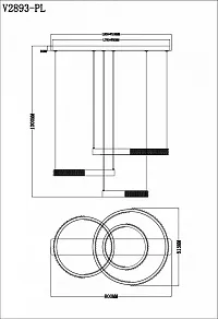 Подвесной светильник Moderli Novas V2893-PL