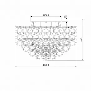 Потолочная люстра Bogate's Cappio 380/8