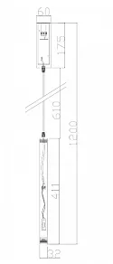 Подвесной светильник Freya Telescope FR5168PL-L3W
