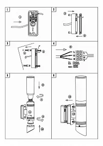 Светильник на штанге Globo Dacia 31578