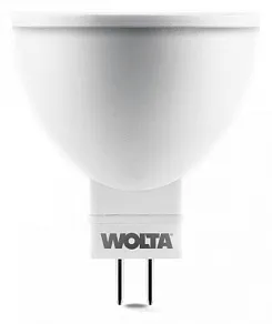 Лампа светодиодная Wolta  GU5.3 7.5Вт 3000K 25YMR16-220-7.5GU5.3