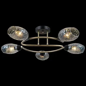 Потолочная люстра ILLUMICO  IL0300-5CSQ-79 BK AB