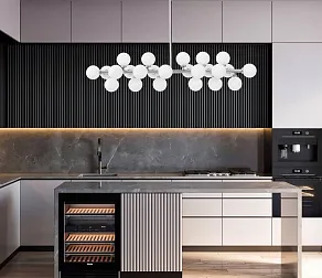 Люстра на штанге LUMINA DECO Marsiada LDP 6033-24 CHR