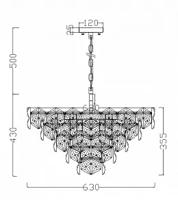 Подвесной светильник Freya Molly FR1004PL-12CH