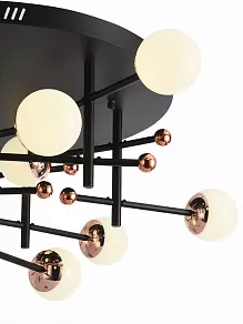 Потолочная люстра Natali Kovaltseva LOFT LED LED LAMPS 81344 GOLD BLACK