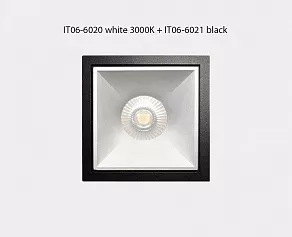 Встраиваемый светильник Italline IT06-6020 IT06-6020 white 3000K + IT06-6021 white