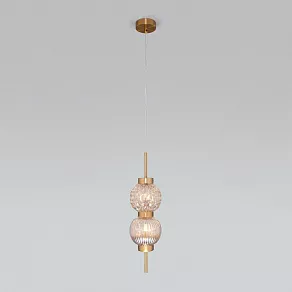 Подвесной светильник Eurosvet Plaza 50186/2 латунь