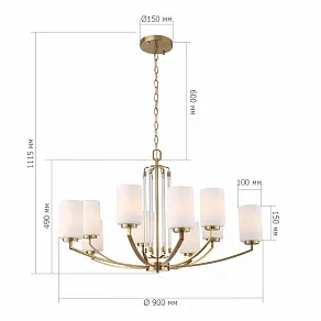 Подвесная люстра ST-Luce BRASS SL1403.303.10