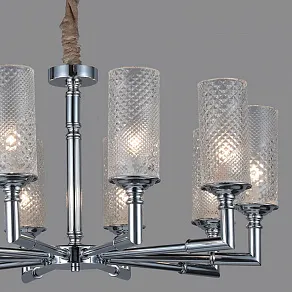 Подвесная люстра ILLUMICO  IL8683-10P-10 CR