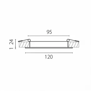 Встраиваемый светильник Lightstar Zocco 223104-XS