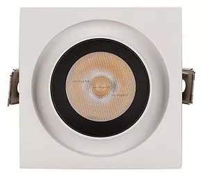 Встраиваемый светильник на штанге Arlight LGD-PULL-S100x100-10W Warm3000 (WH, 20 deg) 026197