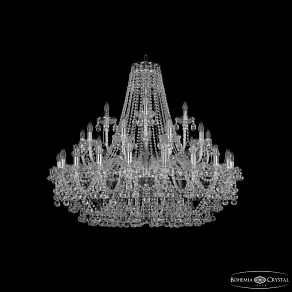 Подвесная люстра Bohemia Ivele Crystal 1409 1409/20+10+5/400 Ni
