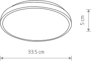 Накладной светильник Nowodvorski Agnes Round Led 8186