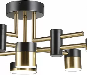 Потолочная люстра Natali Kovaltseva LOFT LED LED LAMPS 81368 GOLD BLACK