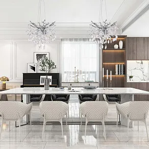 Подвесная люстра Arte Milano Веточка 230110.360.3.E14.D CR