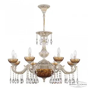 Подвесная люстра Bohemia Ivele Crystal AL7801 AL78101P/8/250 A WMG P Amber/M-1F