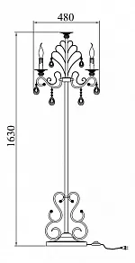 Торшер Maytoni Aria ARM430-33-WG