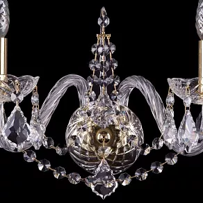 Бра Bohemia Ivele Crystal 1411 1411B/2/160/G/Leafs
