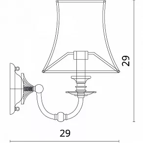 Бра Divinare Archeo 1165/01 AP-1