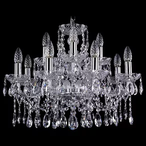 Подвесная люстра Bohemia Ivele Crystal 1413 1413/8+4/200/Ni