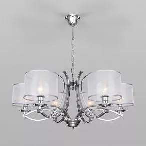 Подвесная люстра Eurosvet Fabiola 60109/6 хром