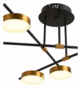 Потолочная люстра Natali Kovaltseva LOFT LED LED LAMPS 81101/6C GOLD BLACK