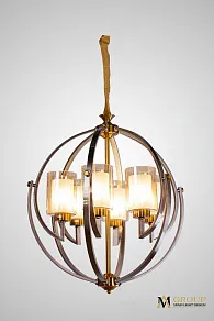 Подвесная люстра AM-Group AM372 AM372 SP6 GAB+SN