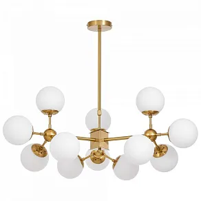 Люстра на штанге LUMINA DECO Zodiak LDP 160-12 MD+WT