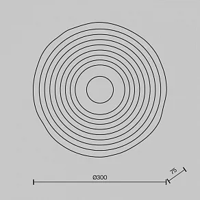 Накладной светильник Maytoni Sparkle MOD343WL-L5BS3K1
