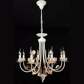 Подвесная люстра Eurosvet Flora 60023/8 белый с золотом