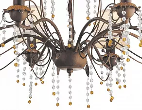 Подвесная люстра Arte Lamp Medici A9468LM-8BR