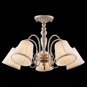 Подвесная люстра Eurosvet Katrin 60029/5 белый с золотом